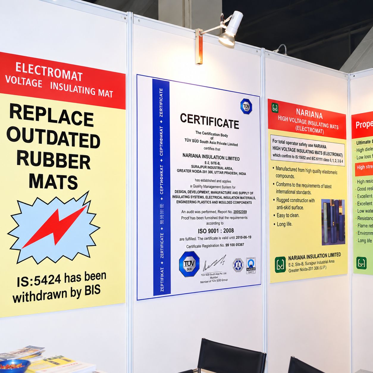 India Electricity 2008 — booth and installation photo
