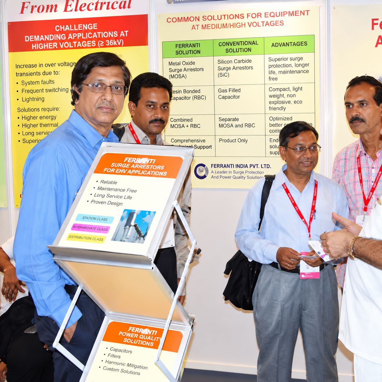 India Electricity 2009 — booth and installation photo