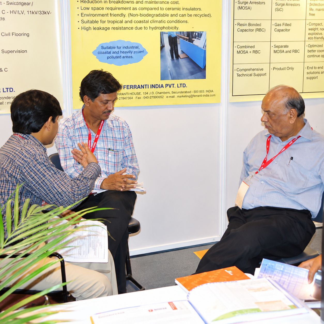India Electricity 2009 — booth and installation photo